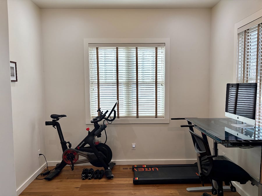 You are welcome to use the Peleton and/or treadmill