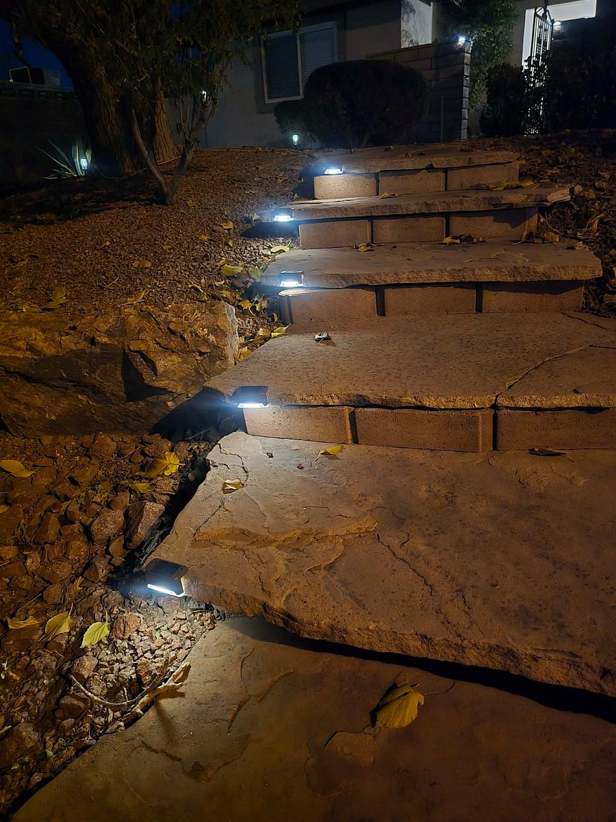 Stairs to entryway in front yard