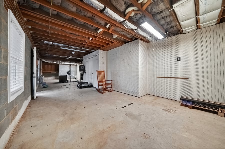 1000+square feet of storage under house.  Outside entrance.