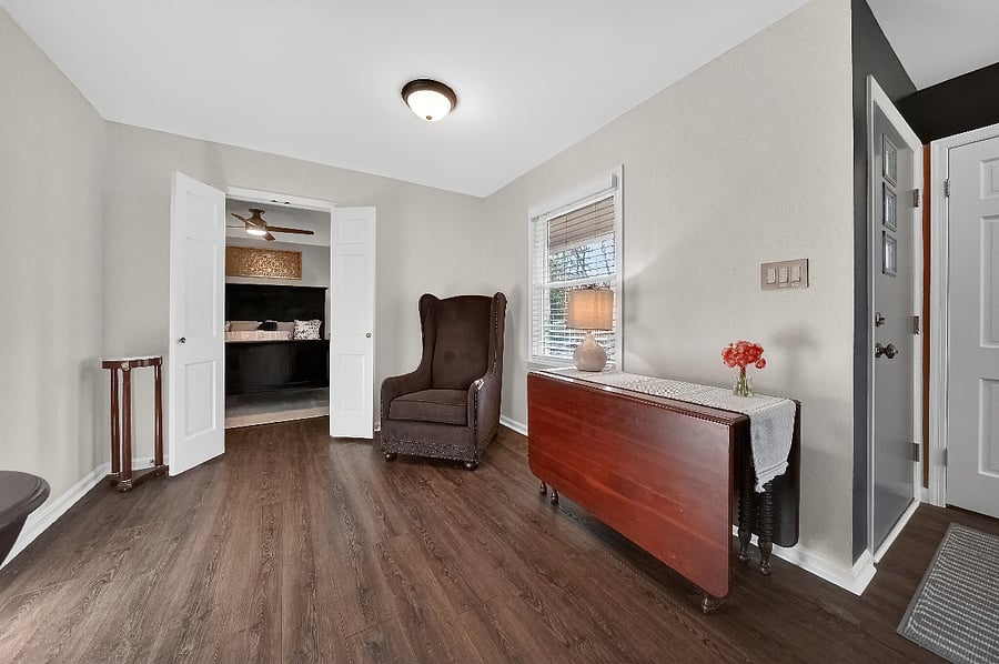 Small reading room off of Primary and living room.  Great for office space