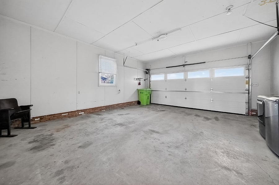 Attached 2-car garage