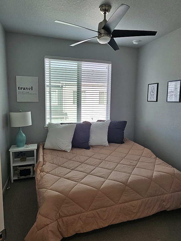 Bedroom with a King Mattress & Closet