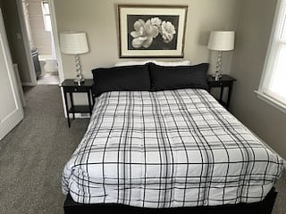 Upper Bedroom #1 w/walk-in closet 