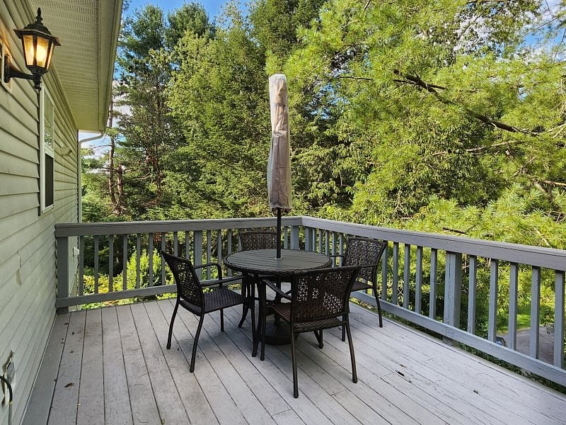 Outside Dining with Charcoal Grill