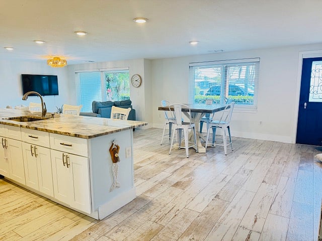 Kitchen & Sitting Room.