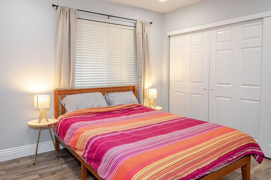 Guest room #2 with queen bed