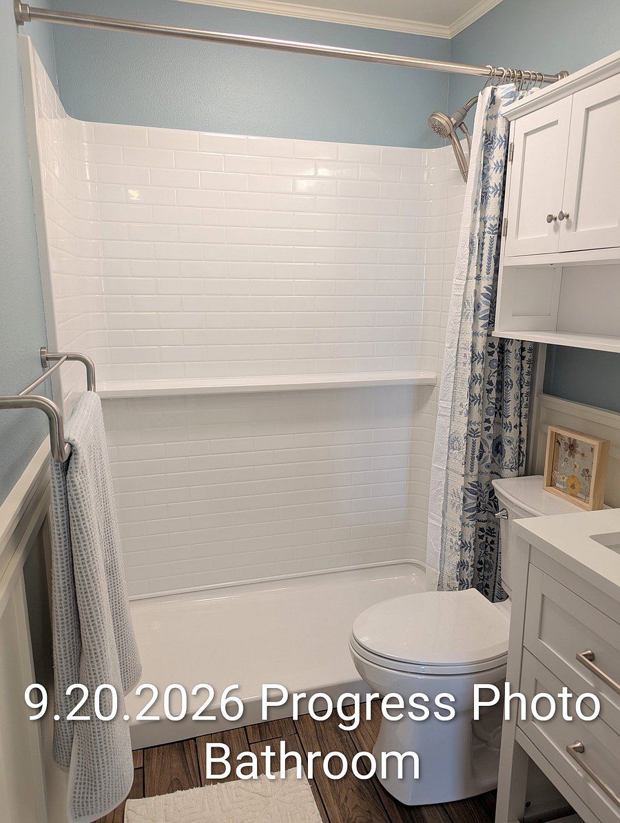 Bathroom - Brand new walk-in shower and bathroom fixtures.