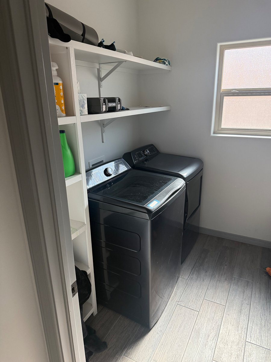 Washer and dryer/laundry room