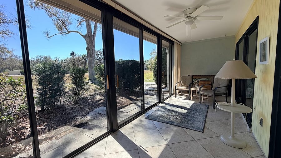 Lanai connected to Living Room and Guest Bedroom