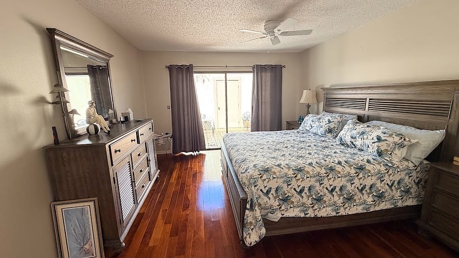 Master Bedroom attached to Patio