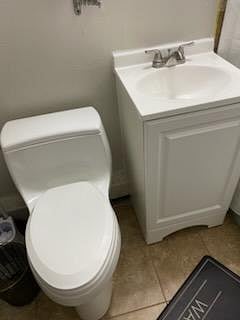 Basement bathroom in Apartment 3