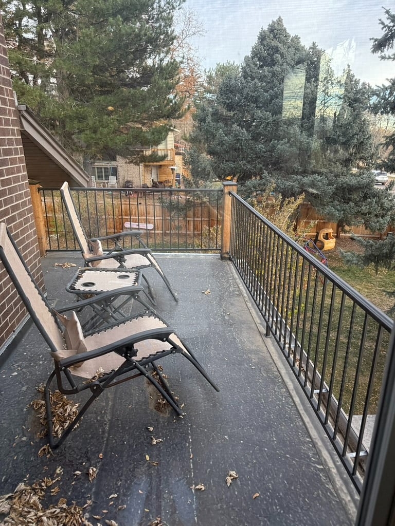 Private viewing deck from Primary Suite