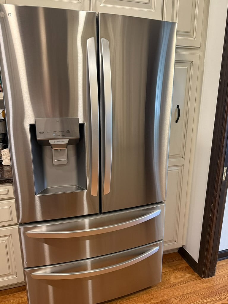 New Fridge in kitchen