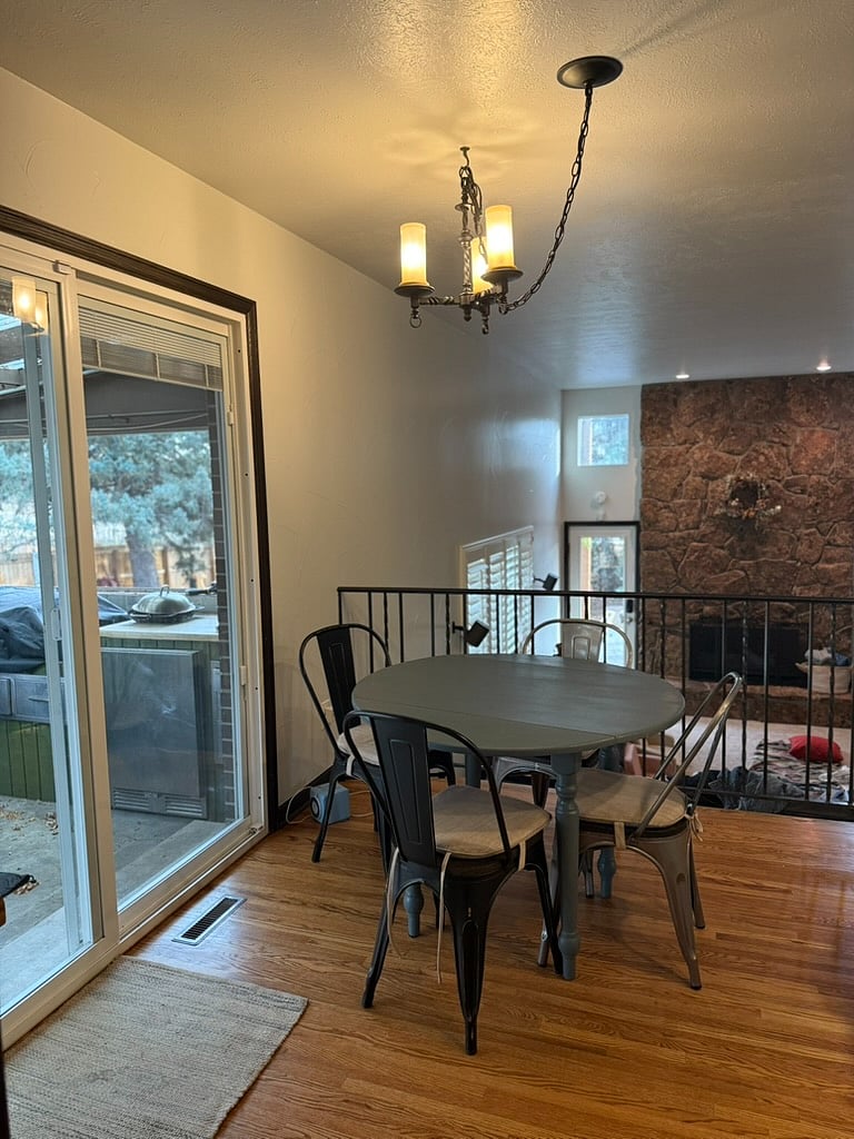 Kitchen table / main living room