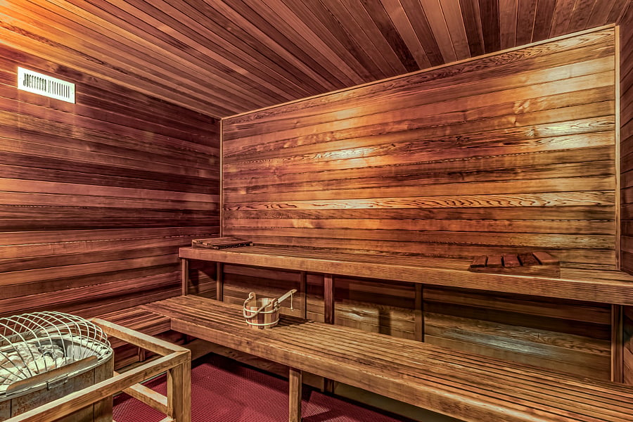 24/7 accessible sauna