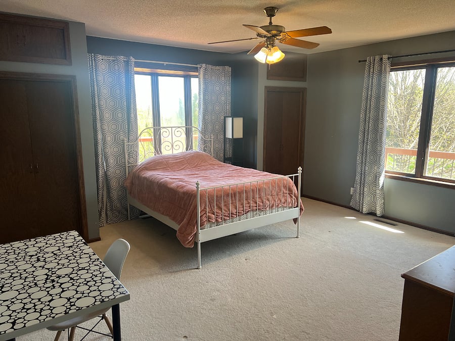 Master Suite One Bedroom. All Bedrooms are the same size and have similar layout.