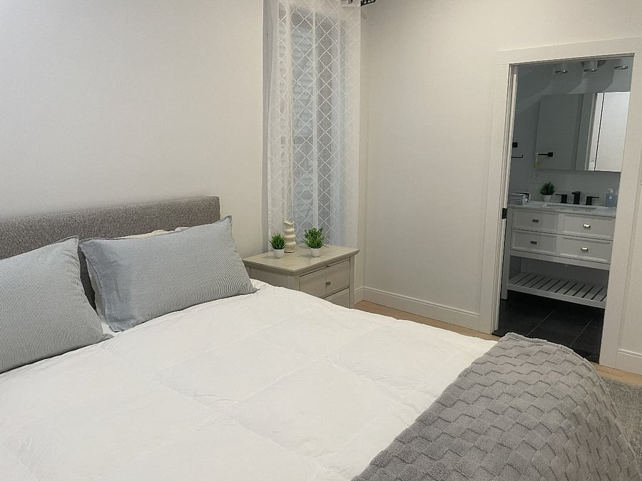 Bedroom Suite - King Bed with bathroom shower/vanity
