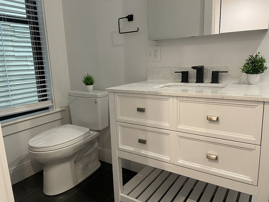 Bedroom Suite - King Bed with bathroom shower/vanity