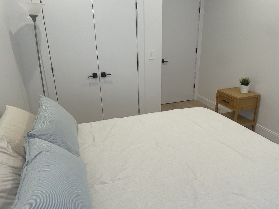Bedroom 1 - Queen Bed with large closet