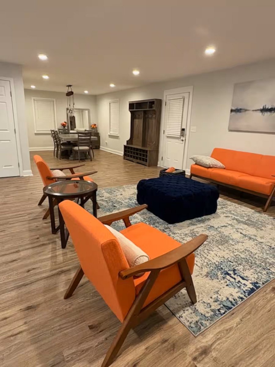 Living Room and Dining Room