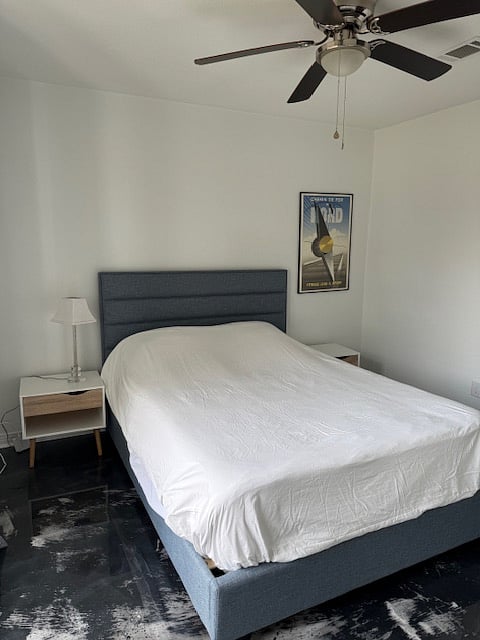 Lafayette Bedroom Queen size bed / TV / Closet / ceiling fan