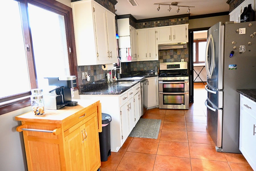 Kitchen and dining area