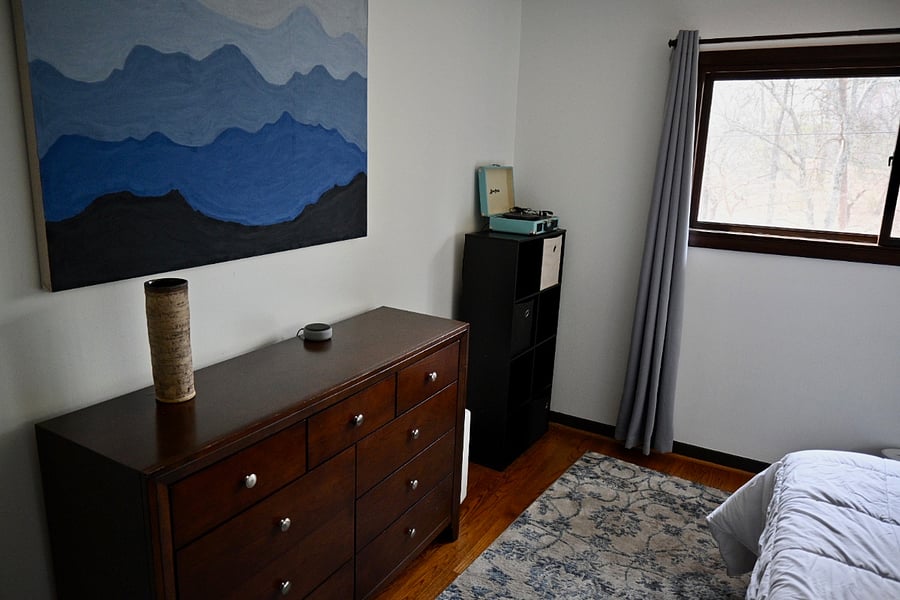 Master suite with full bathroom

