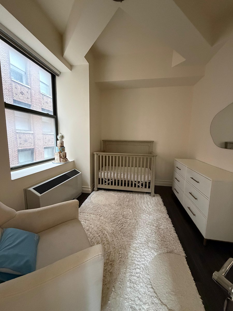 Currently configured as a nursery but can be set up as a single bedroom or home office, at the tenants request.