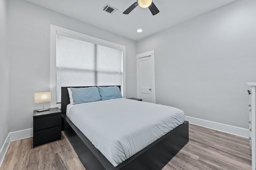 Queen sized Sealy Beautyrest "heavenly bed" series type (updated Jan 2026) in Primary Bedroom
