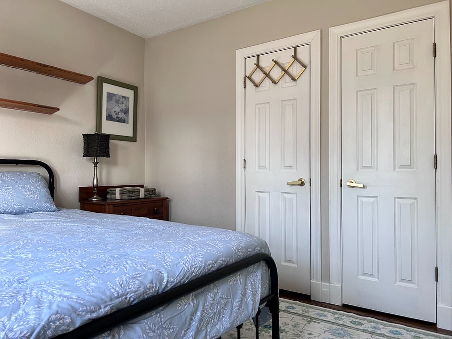 Main Floor Bedroom 1 - Queen Bed, 2 Closets