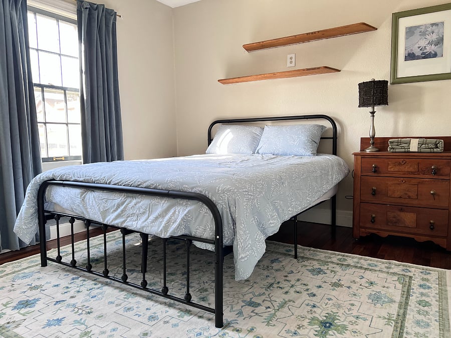 Main Floor Bedroom 1 - Queen Bed, 2 Closets