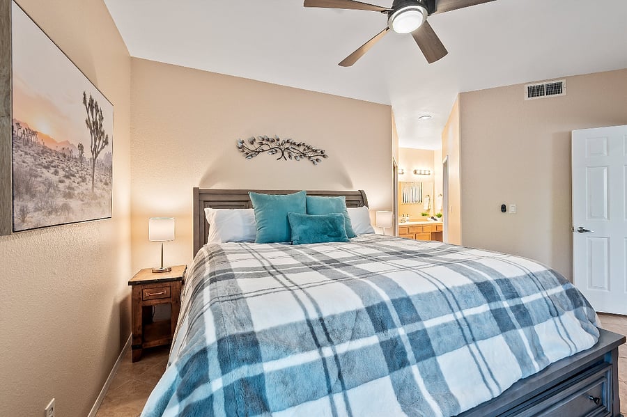 All bedroom lamps have charging capabilities for your phone.