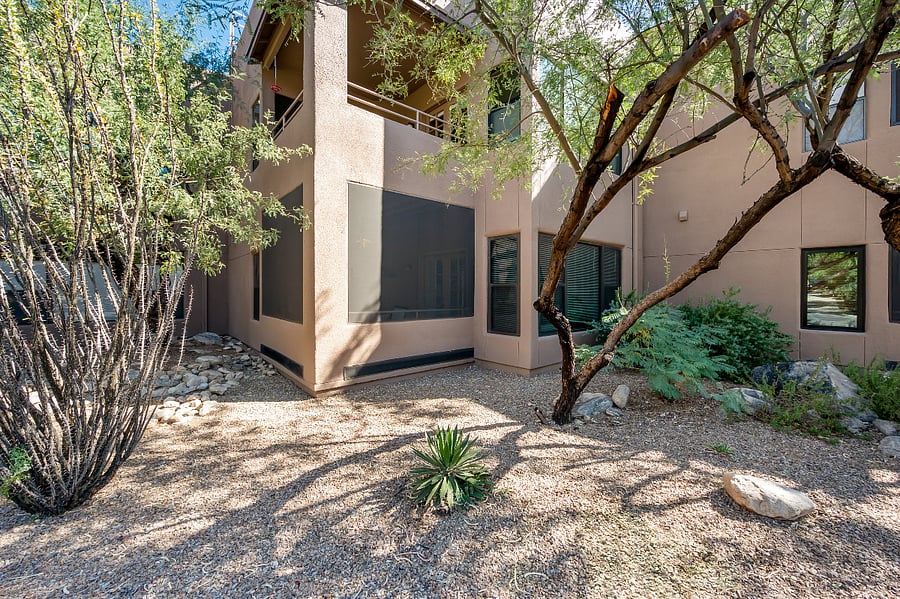Exterior of screened in patio. You'll see lots of wildlife.