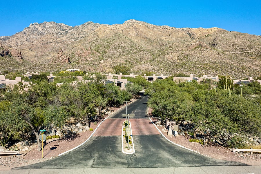Entrance to community.