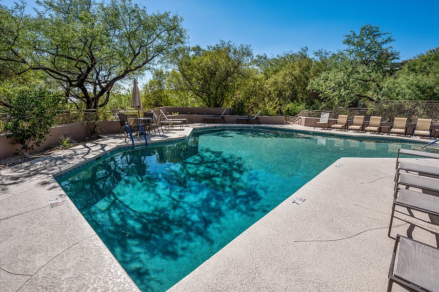 Don't forget your sunscreen. Pool floats and noodles in the condo.