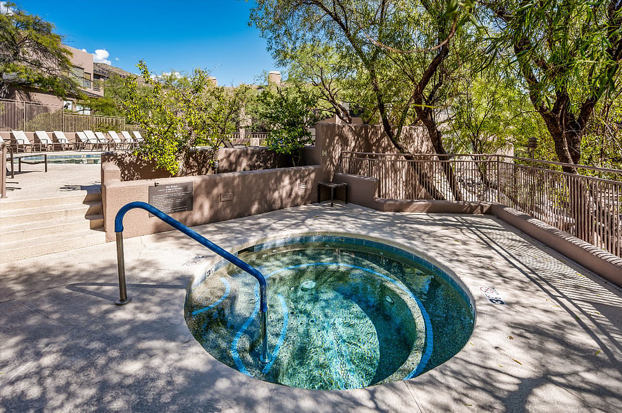 Relax in the hot tub!