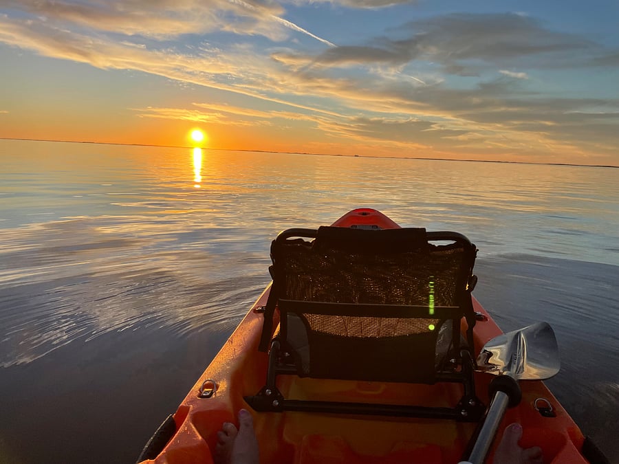 Just a short paddle in our hobby cat kayaks at your at the Peace River. 