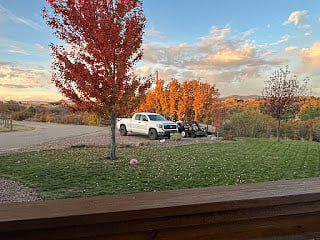 gravel parking lot
