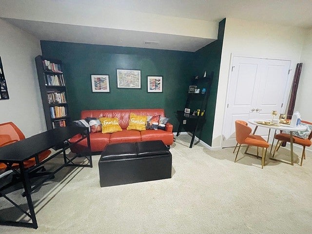 Full-living room view from tv stand angle.
