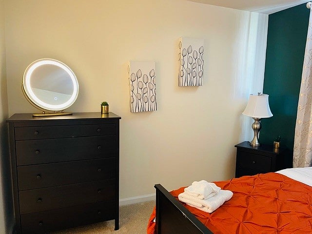 Bedroom dresser angle