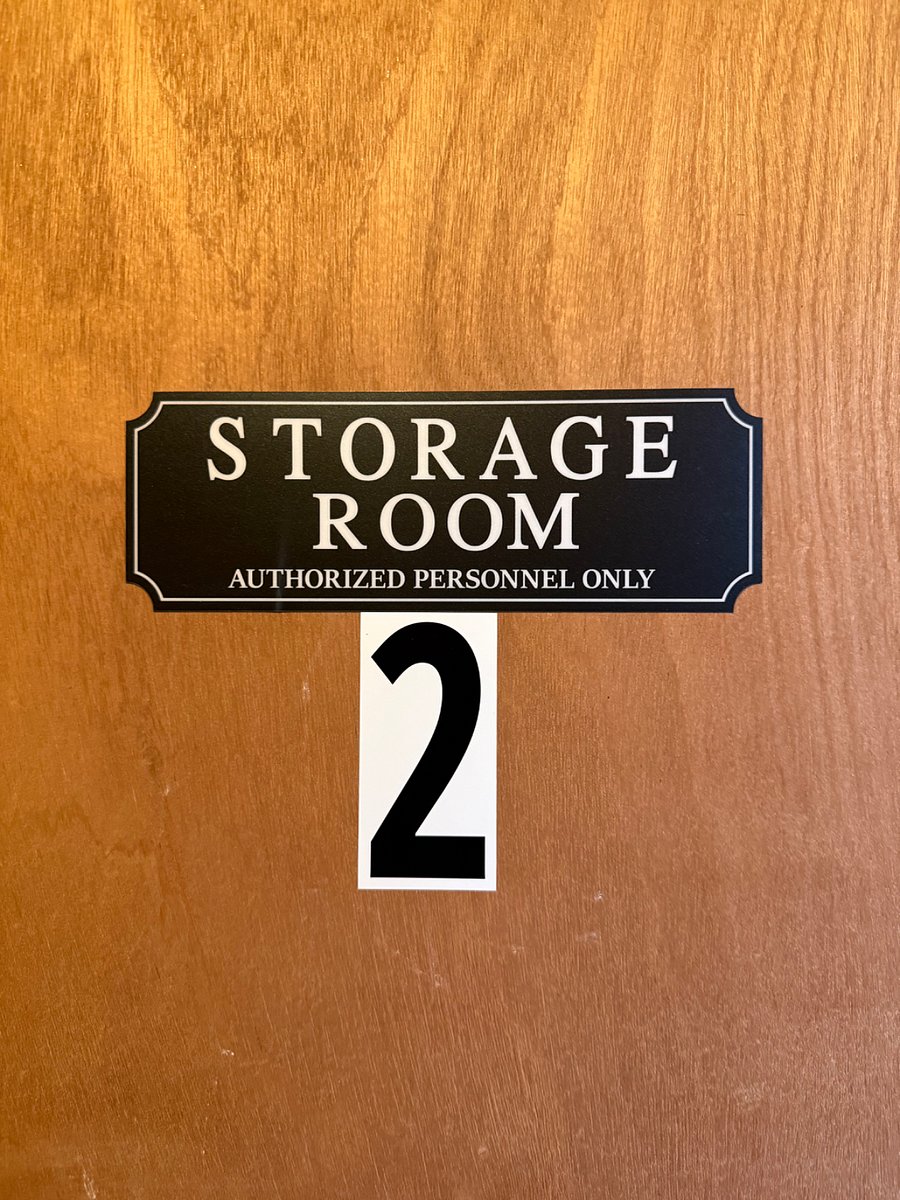 Storage room available, for an additional fee.