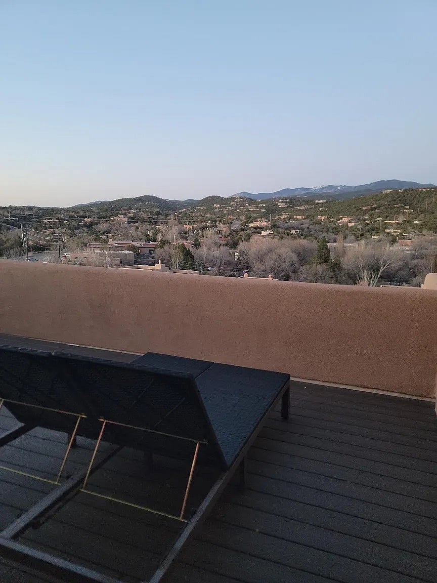 Balcony connected to the primary bedroom
