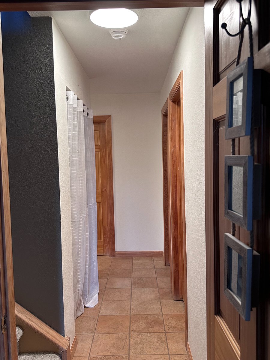 Lower level hallway