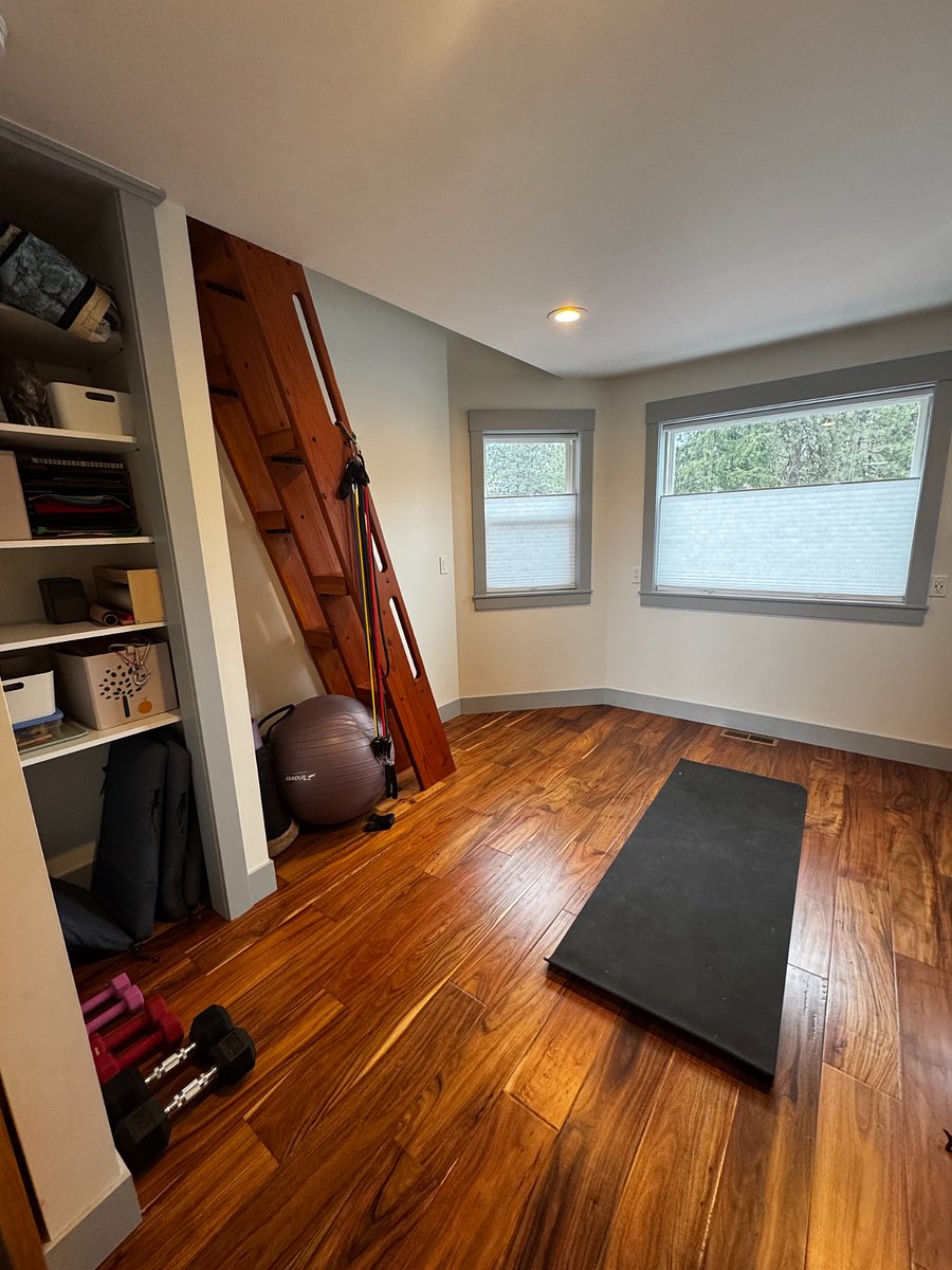 Yoga/workout space