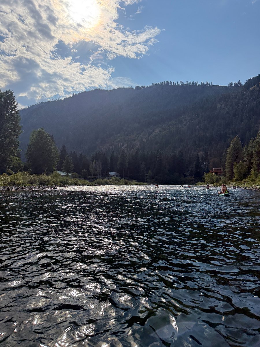 Cool off in the river nearby in the summer!