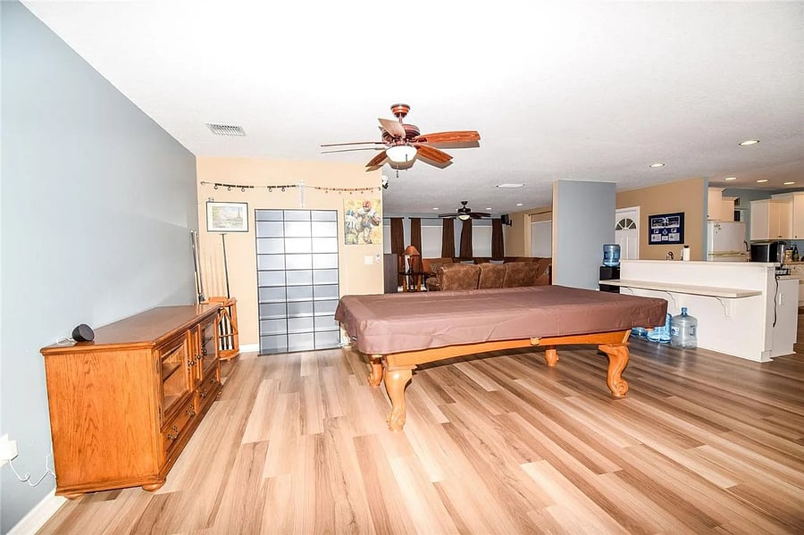 Entry View/ Pool Table