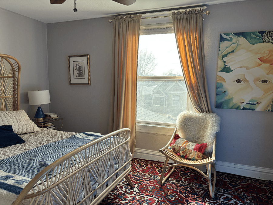 The available bedroom