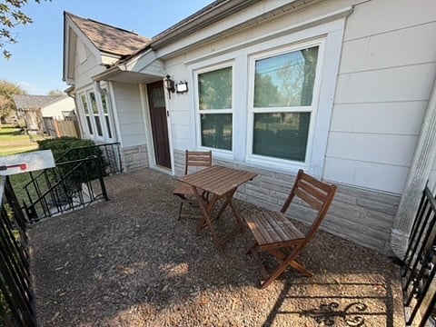 Enjoy the quiet neighborhood or have your morning coffee from the front porch