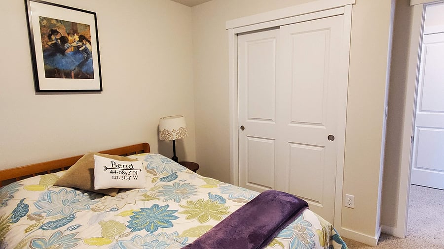 Second bedroom with closet