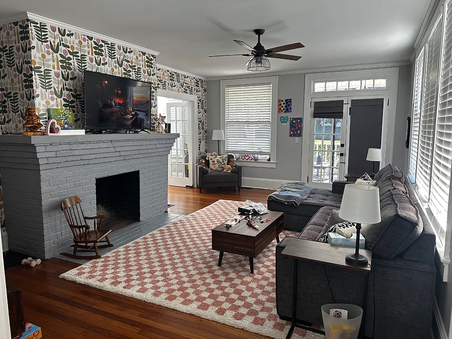 livingroom, fireplace does not work